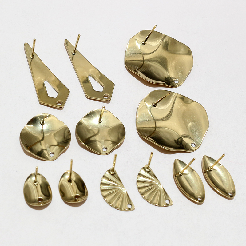 Jewelry Making Soldering Kit - 20 adet düzensiz poligon geometrik küpe