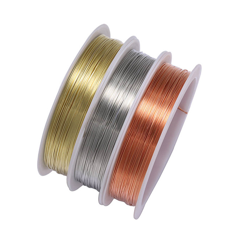 Jewelry Making Thread - 0.2/0.3/0.4/0.5/0.6/0.8/1mm Sağlam Bakır Tel Boncuklama Teli