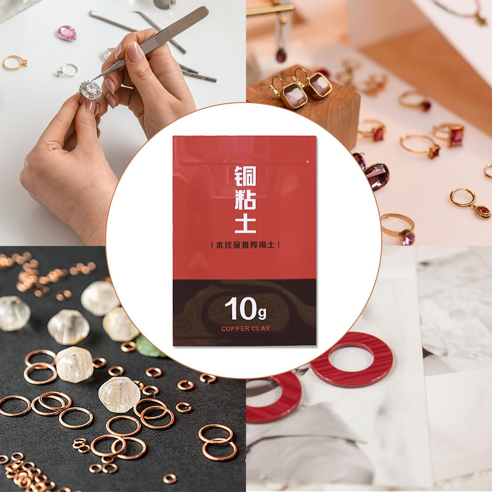Jewelry Making Kit Professional - Takı Yapımı Kili Profesyonel Bakır Metal