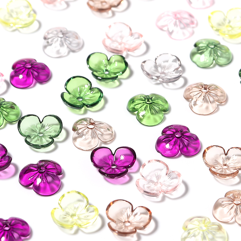 Jewelry Making With Resin - 20 adet/grup Şeffaf Reçine Petal Boncuk