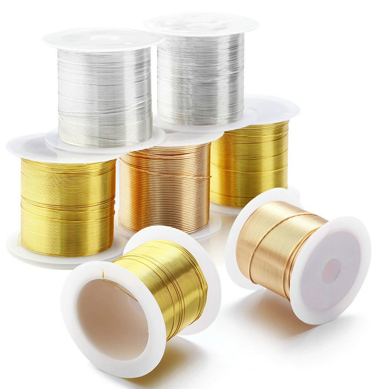 Jewelry Making Thread - 0.3-1.0mm Takı Bakır Tel Kararmaya Dayanıklı