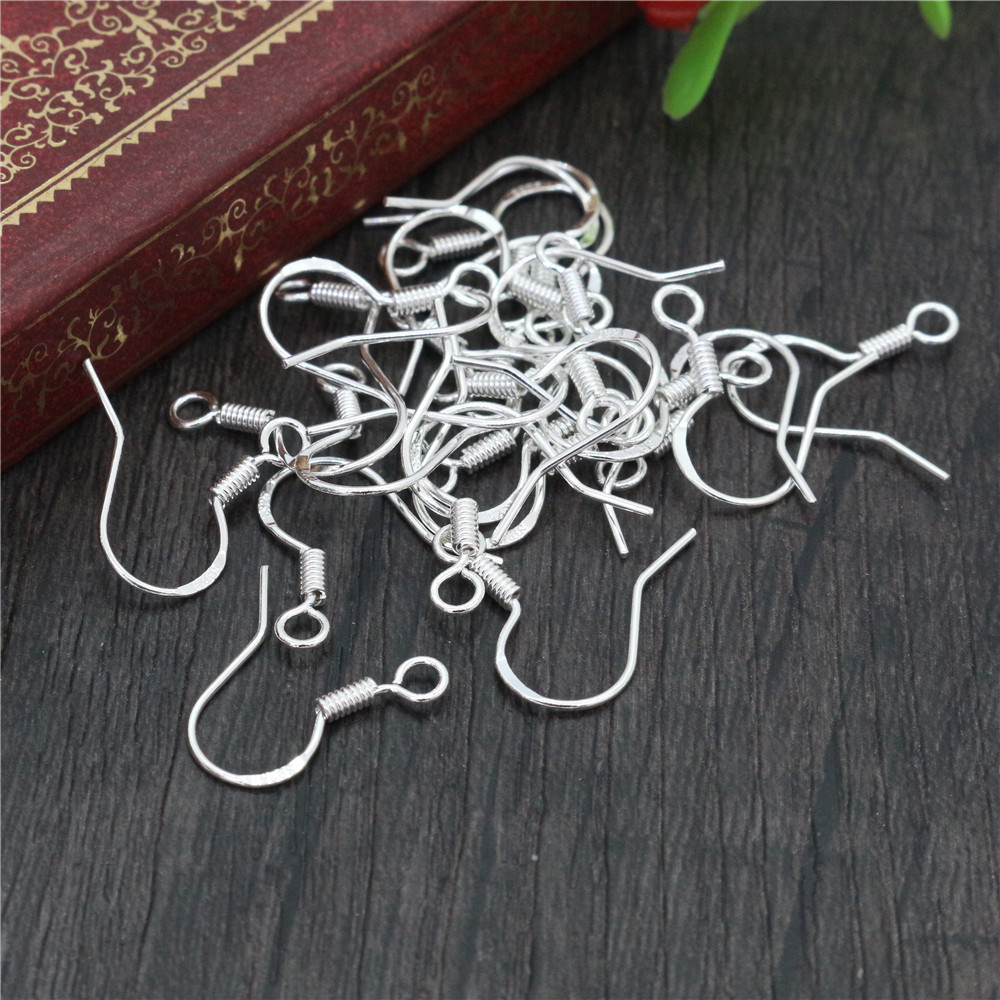 Jewelry Making Metal - 50 adet 16mm 925 ayar gümüş