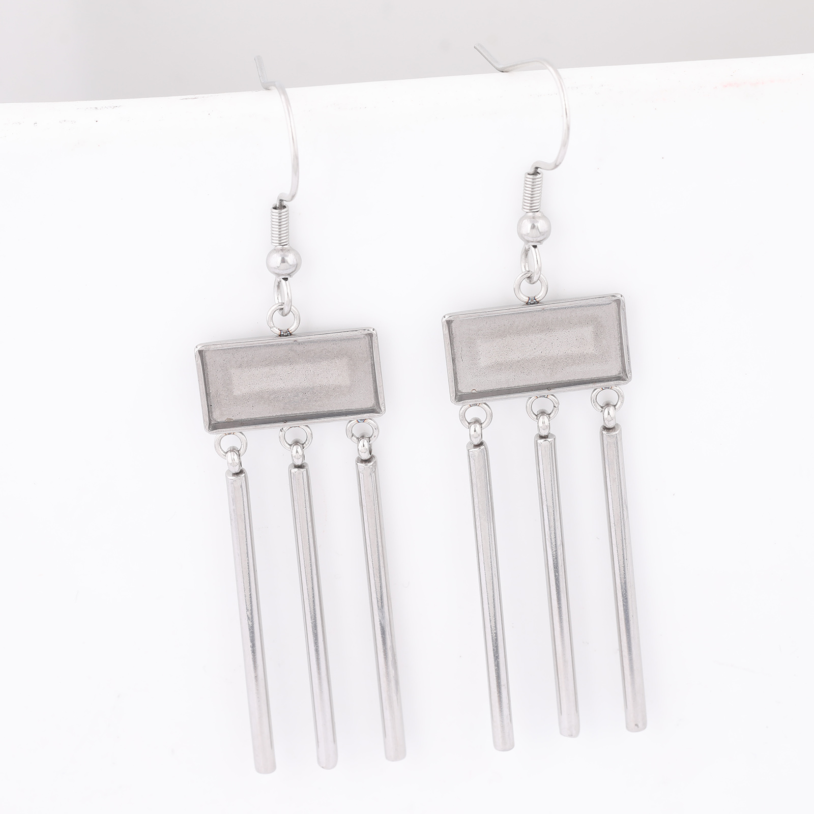 Jewelry Making Soldering Kit - 6 adet Paslanmaz Çelik Fit 7x14.5mm