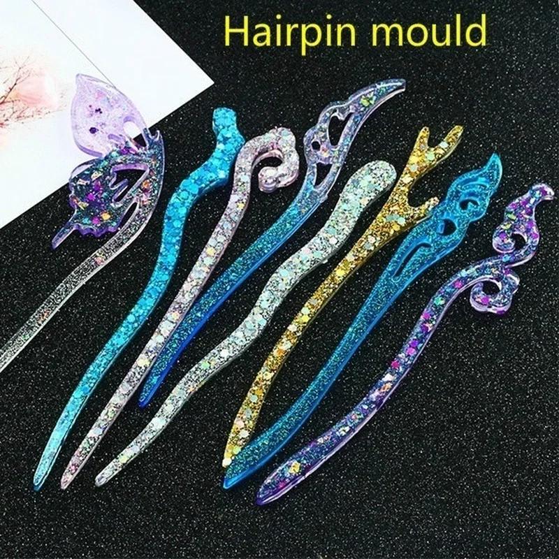 Jewelry Making With Resin - Yeni Şeffaf Saç Tokası Silikon Özel