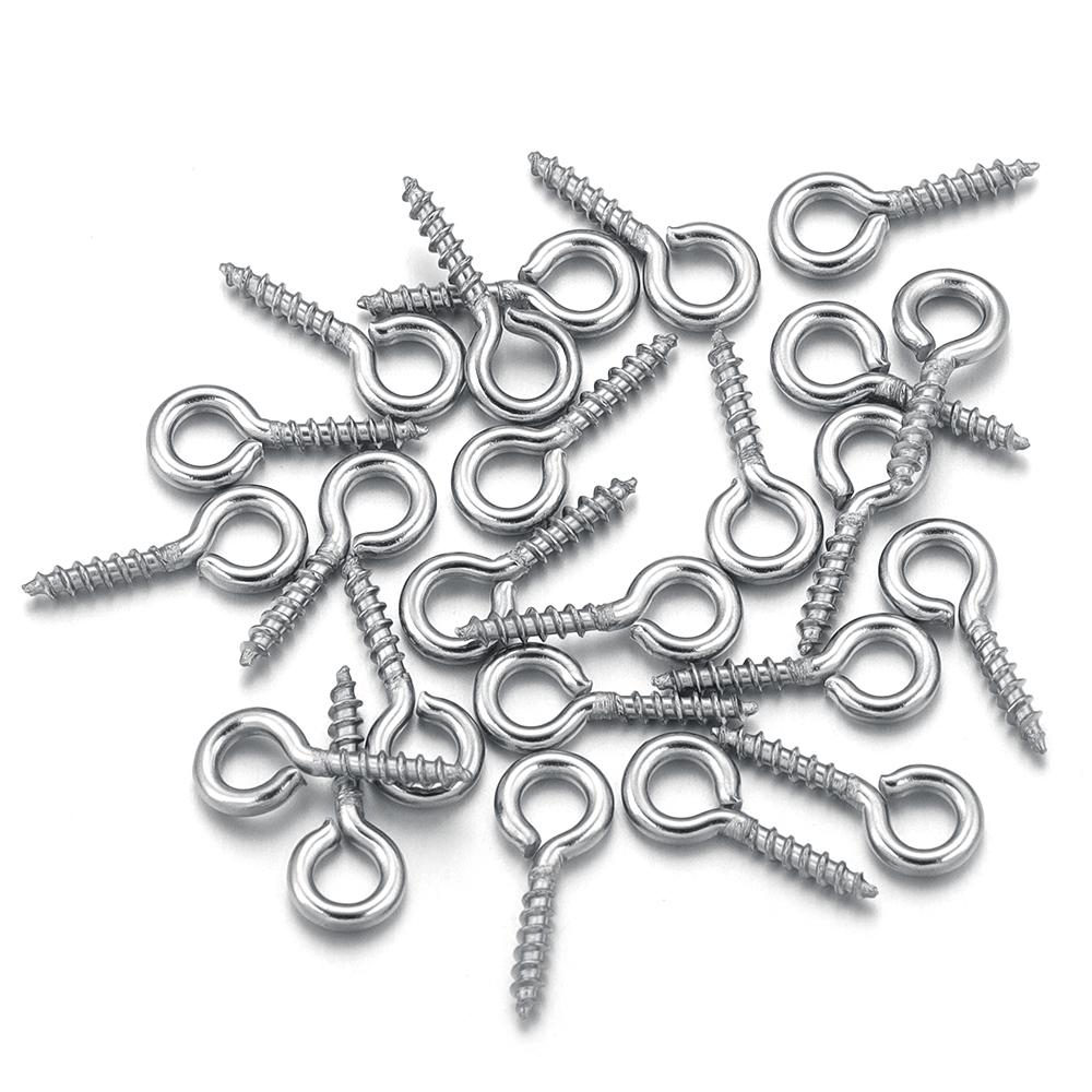 Jewelry Making Thread - 100 adet/grup Paslanmaz Çelik Mini Vida