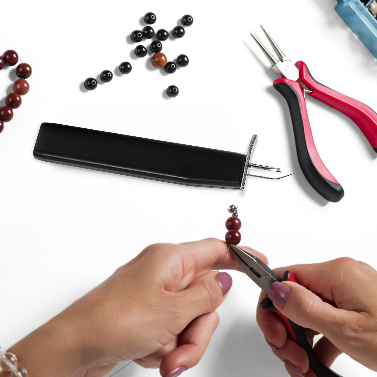 Jewelry Making Knots - Boncuk İpi Düğümleme Aleti, Kolye, Bilezik,