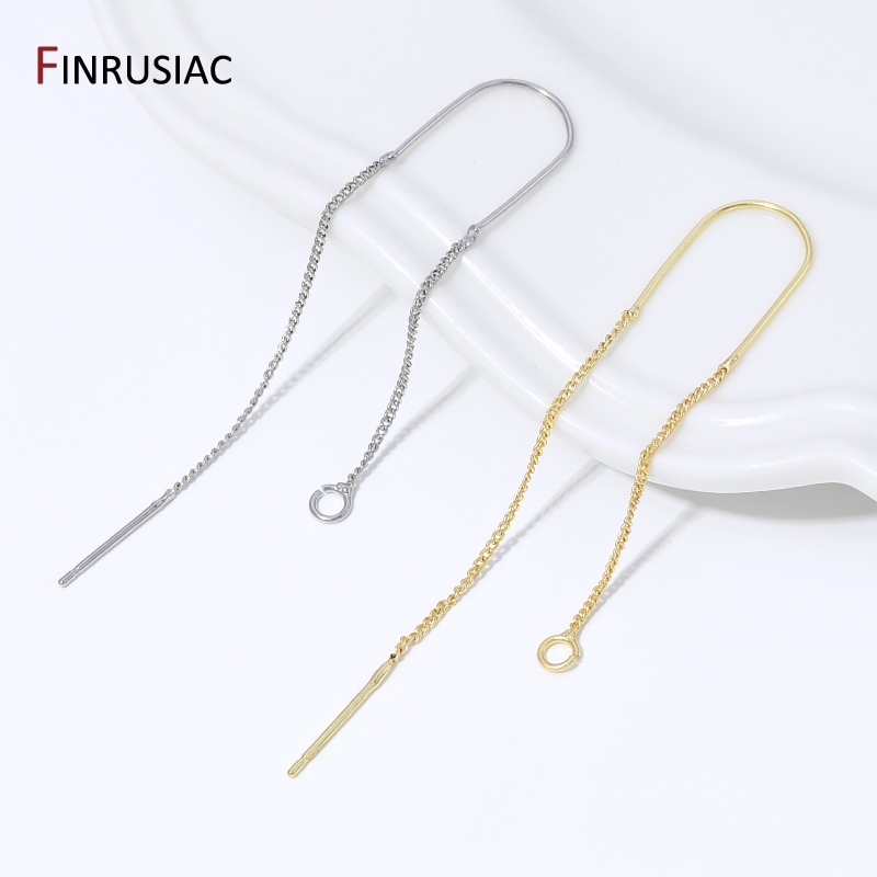 Jewelry Making Thread - 18 Ayar Altın Kaplama Pirinç Uzun