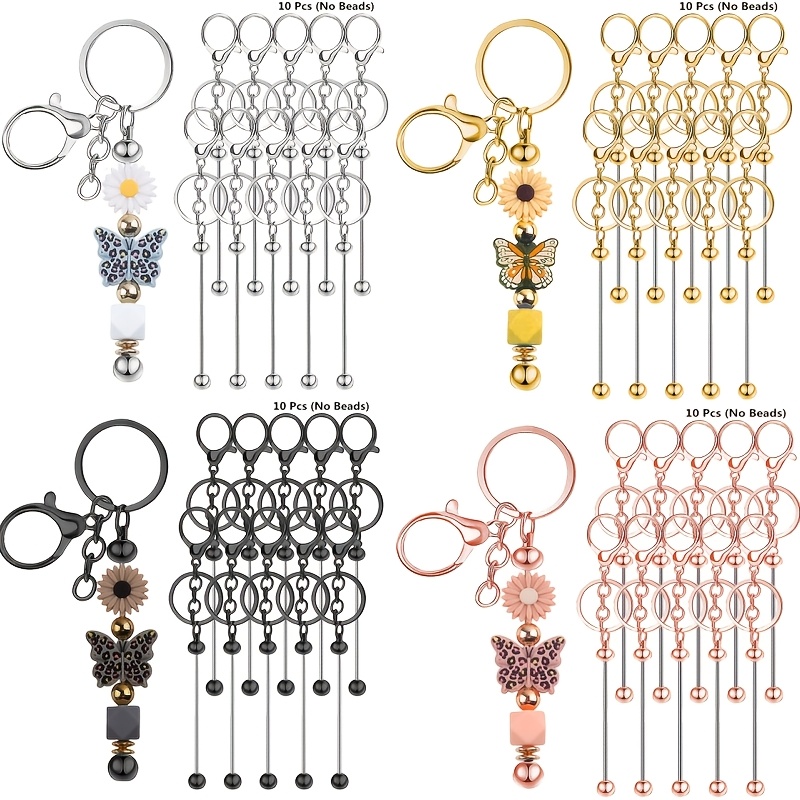 Jewelry Making Online - 10 adet DIY Benzersiz Boş Boncuklu