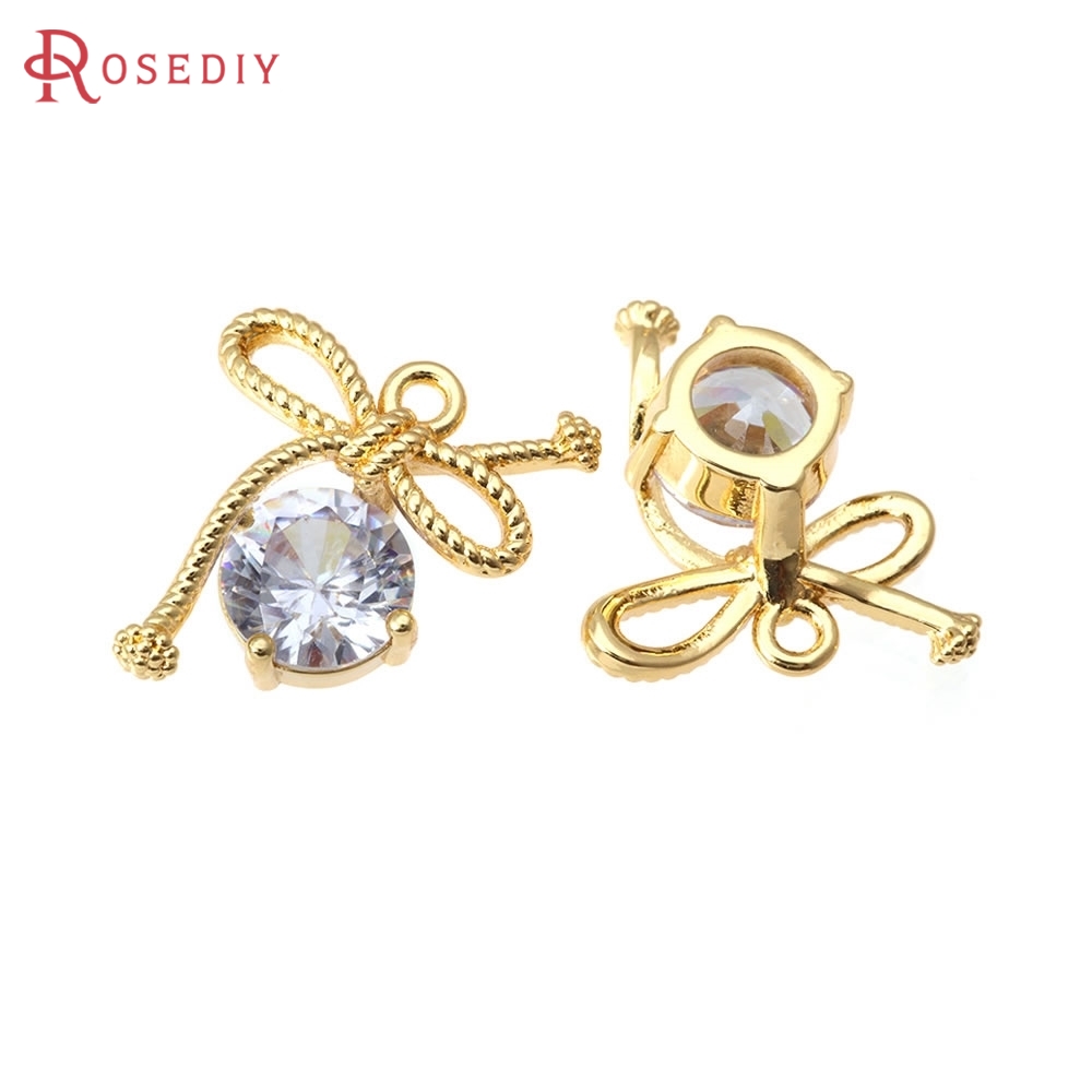Jewelry Making Knots - 18K Altın Rengi Pirinç ve Zirkon
