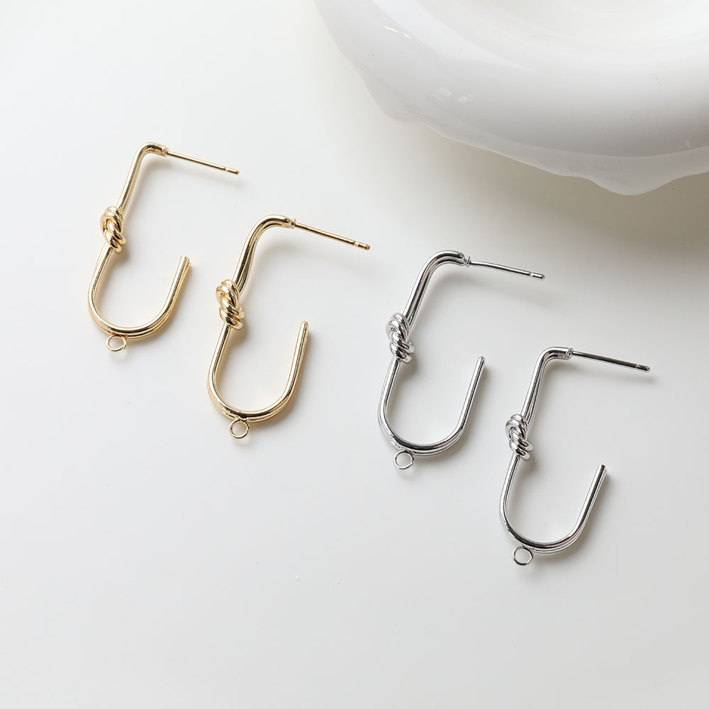 Jewelry Making Knots - 2 adet zarif U şeklinde düğümlü