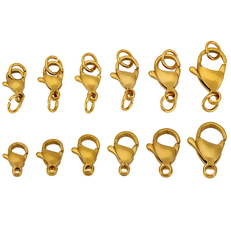 Jewelry Making Items - 20 adet paslanmaz çelik ıstakoz tokaları
