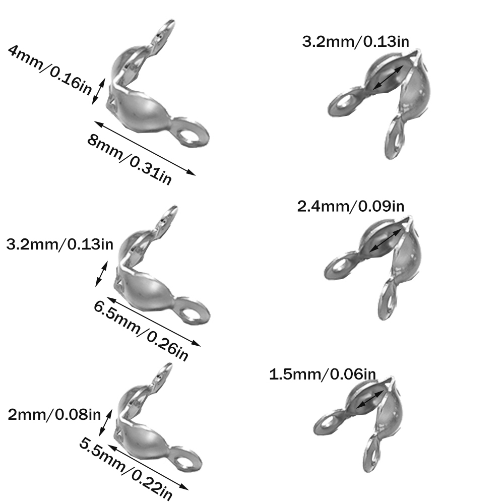 100 adet 304 paslanmaz çelik b - Jewelry Making Knots incelemesi ve fiyatı