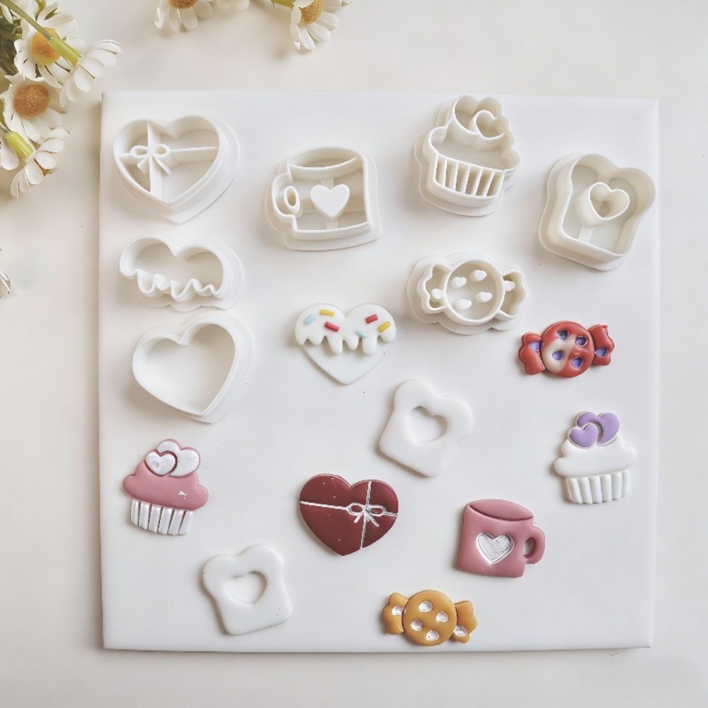 7 adet tatlı ikramlar polimer  - Jewelry Making Techniques incelemesi ve fiyatı
