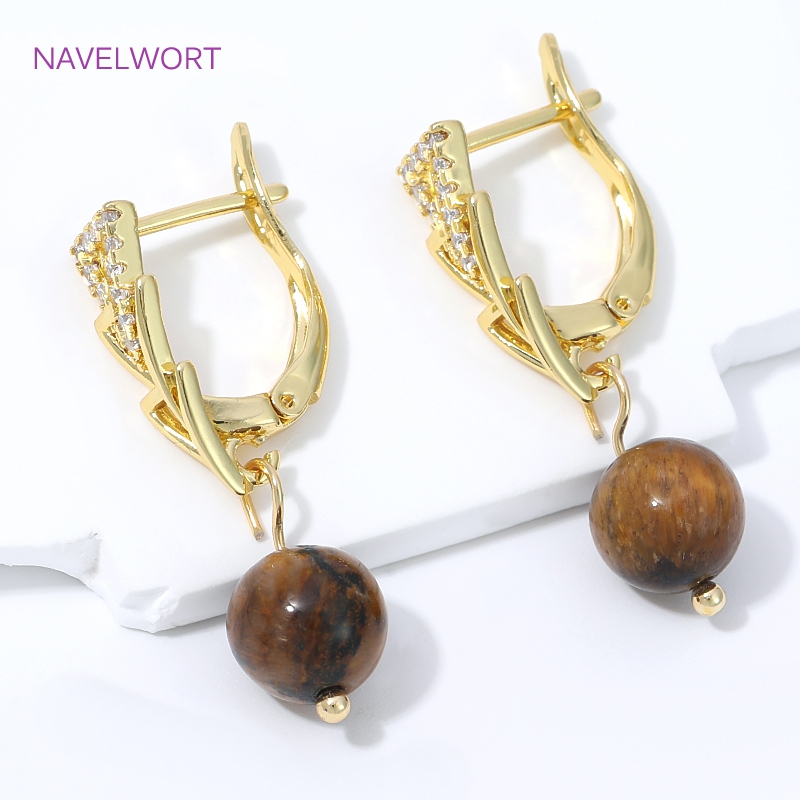 18K Altın Kaplama Zirkonyum Ta - Jewelry Making Items incelemesi ve fiyatı