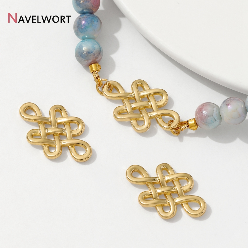 18K Altın Kaplama Pirinç Metal - Jewelry Making Knots incelemesi ve fiyatı