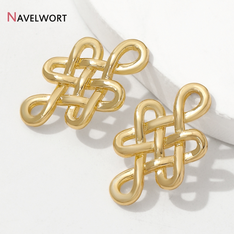 18K Altın Kaplama Pirinç Metal - Jewelry Making Knots incelemesi ve fiyatı