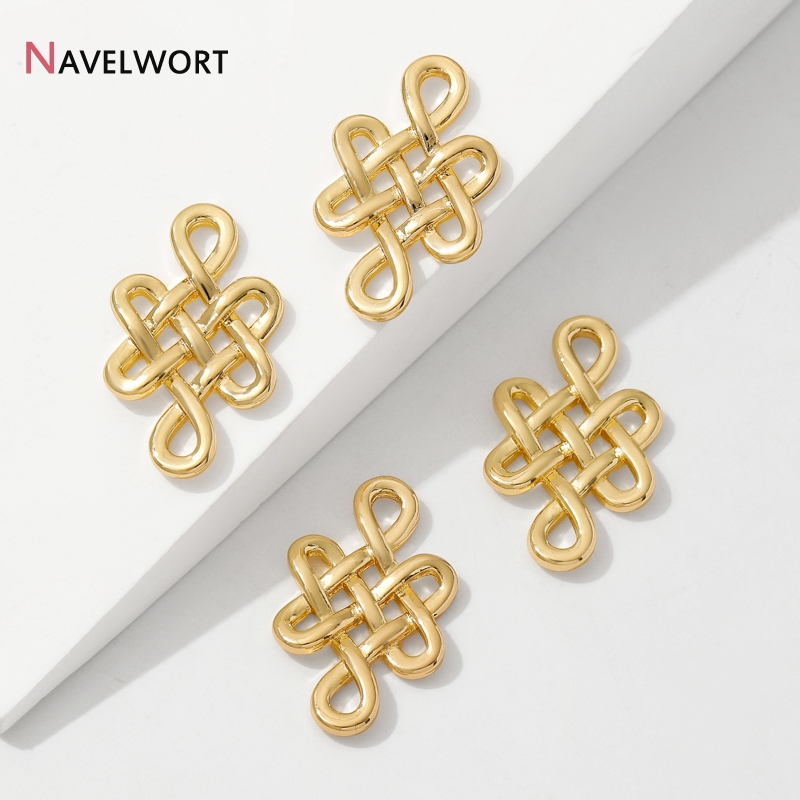 18K Altın Kaplama Pirinç Metal - Jewelry Making Knots incelemesi ve fiyatı