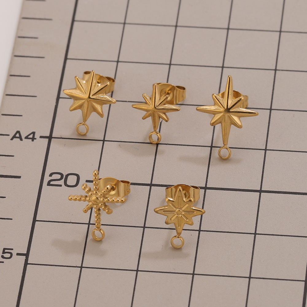 6 adet Paslanmaz Çelik Yıldız  - Jewelry Making Techniques incelemesi ve fiyatı
