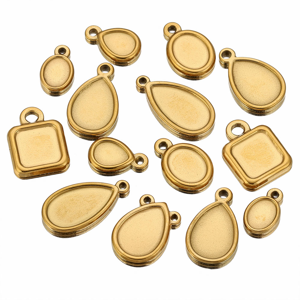 5 adet Paslanmaz Çelik Kare Da - Jewelry Making With Resin incelemesi ve fiyatı