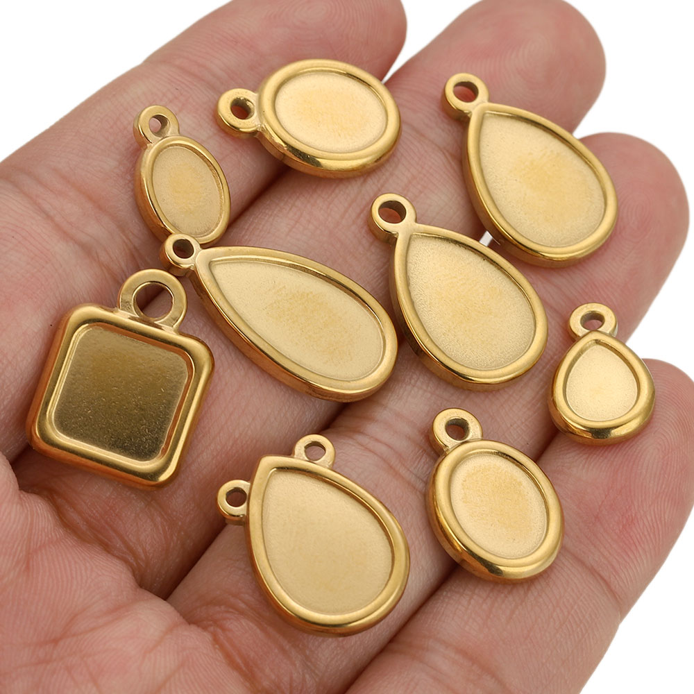 5 adet Paslanmaz Çelik Kare Da - Jewelry Making With Resin incelemesi ve fiyatı