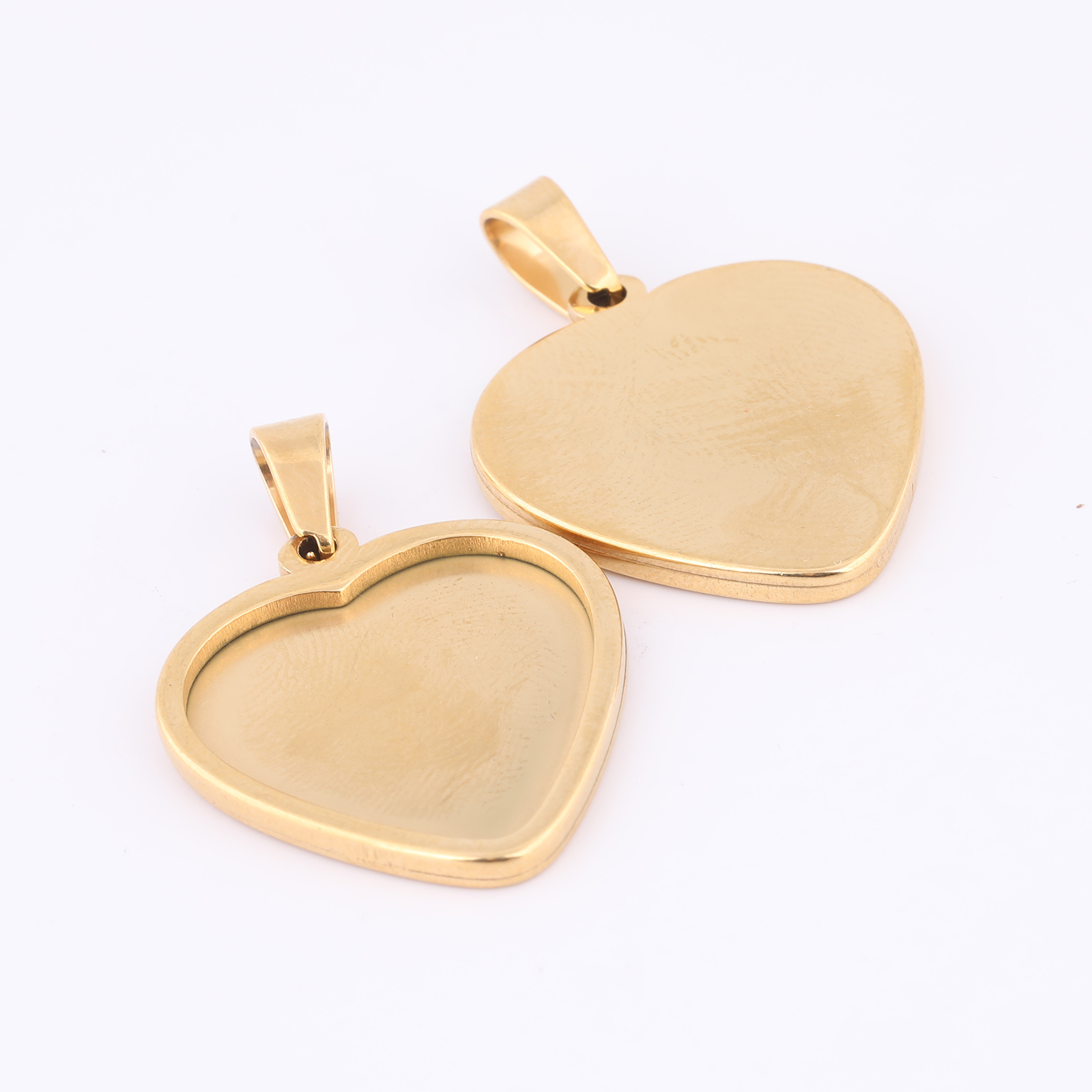 5 adet 20mm Kalp Cabochon Teps - Jewelry Making Soldering Kit incelemesi ve fiyatı