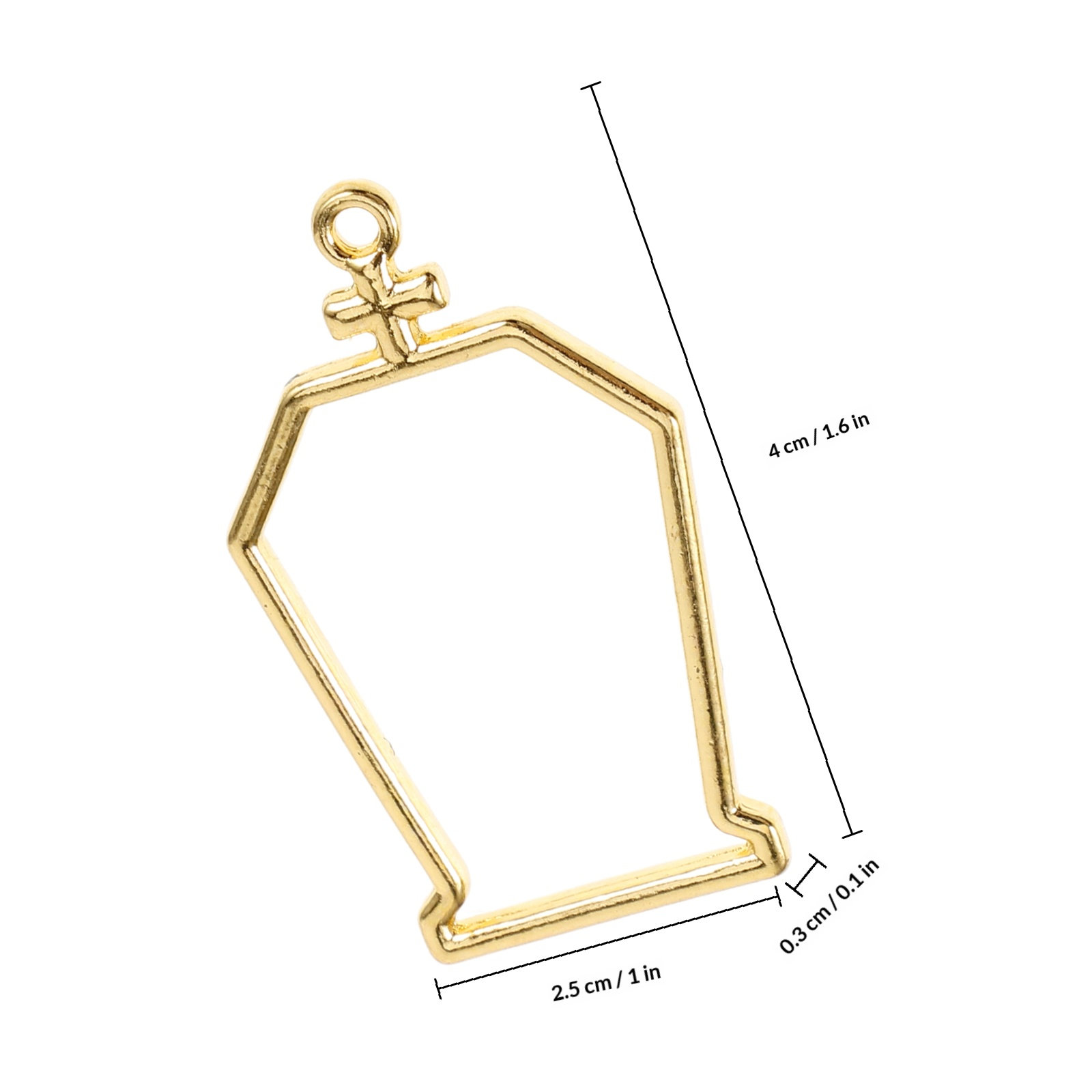10 Adet Tabut Şeklinde Metal Ç - Jewelry Making With Resin incelemesi ve fiyatı