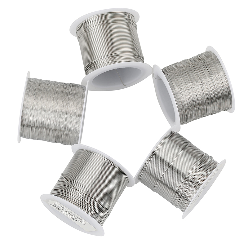 1 rulo Paslanmaz Çelik 0.2 0.3 - Jewelry Making Thread incelemesi ve fiyatı