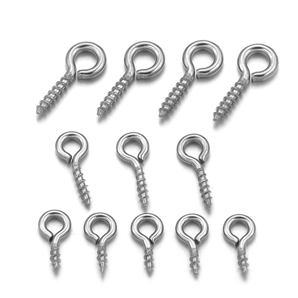 100 adet/grup Paslanmaz Çelik  - Jewelry Making Thread incelemesi ve fiyatı