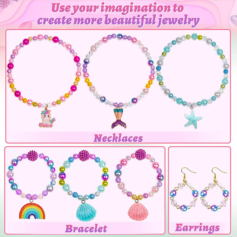 Gökkuşağı ABS Inci Boncuk Seti - Jewelry Making Online incelemesi ve fiyatı