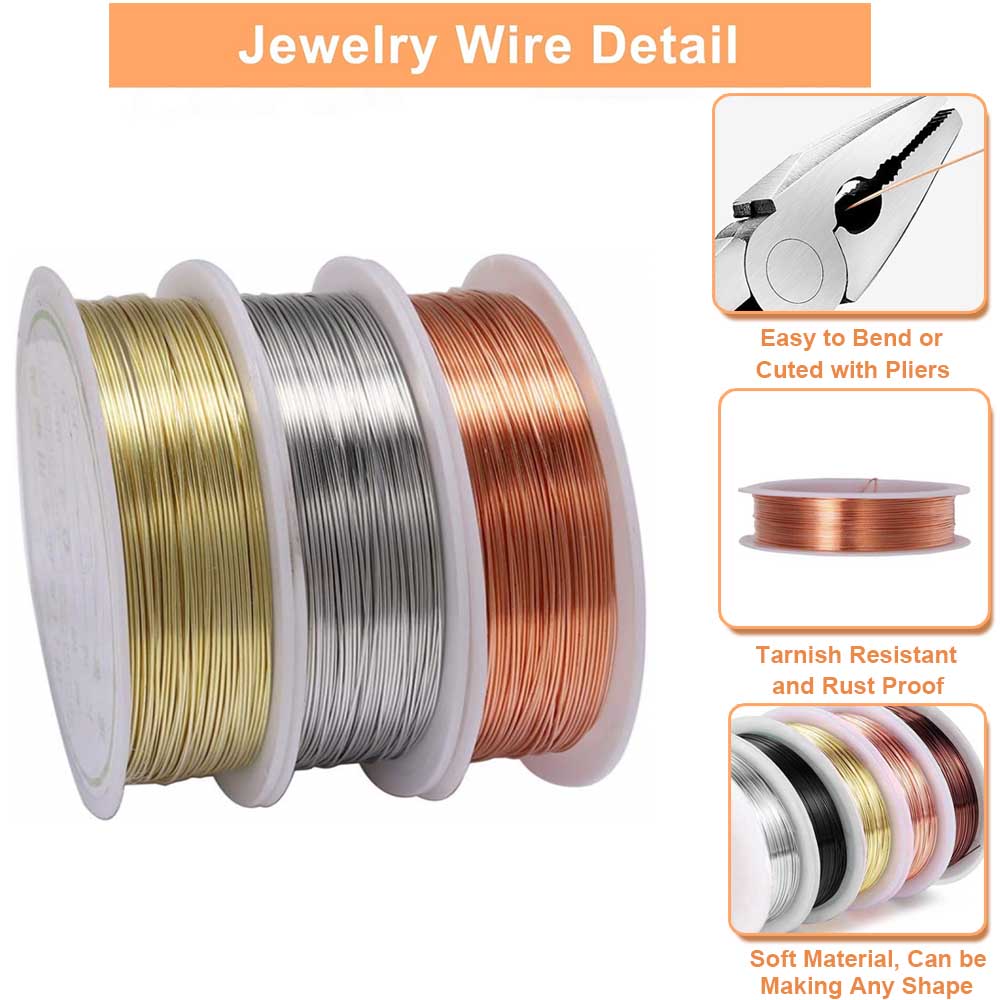1 adet 0.2-1mm bakır takı teli - Jewelry Making Thread incelemesi ve fiyatı