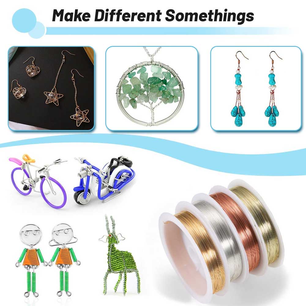 1 adet 0.2-1mm bakır takı teli - Jewelry Making Thread incelemesi ve fiyatı