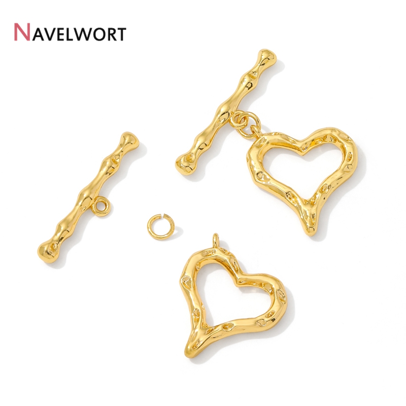 18K Altın Kaplama Kalp Şeklind - Jewelry Making Metal incelemesi ve fiyatı