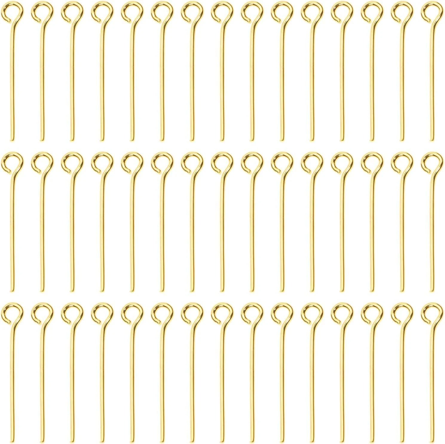 200 ADET 16 20 30mm Mini Metal - Jewelry Making Thread incelemesi ve fiyatı