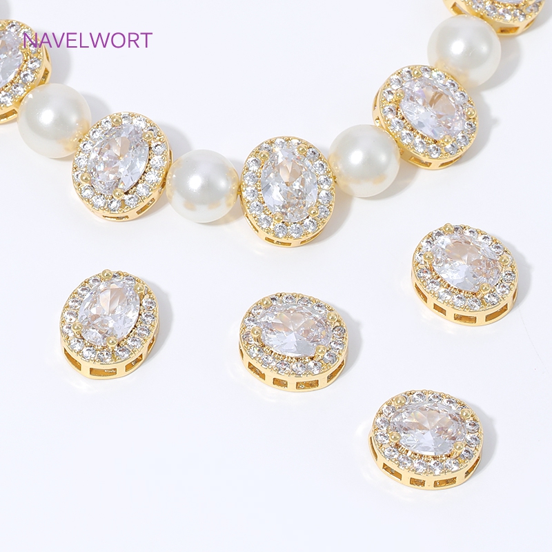 18K Altın Kaplama Oval Ara Bon - Jewelry Making Items incelemesi ve fiyatı