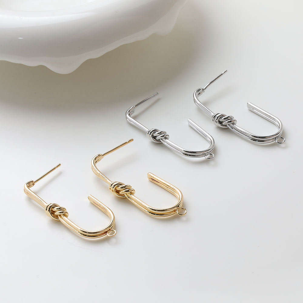 2 adet zarif U şeklinde düğüml - Jewelry Making Knots incelemesi ve fiyatı