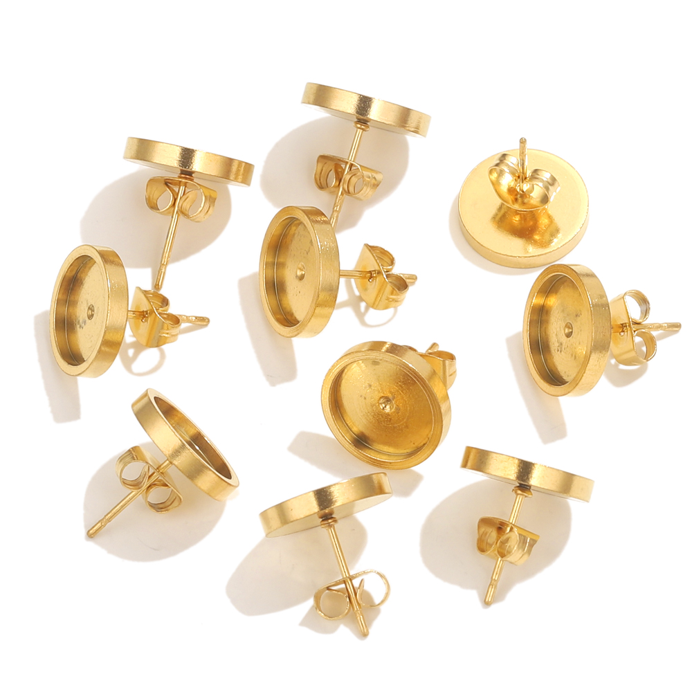 10 adet Paslanmaz Çelik Altın  - Jewelry Making With Resin incelemesi ve fiyatı