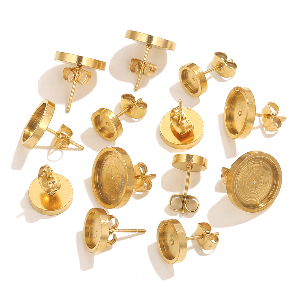 10 adet Paslanmaz Çelik Altın  - Jewelry Making With Resin incelemesi ve fiyatı